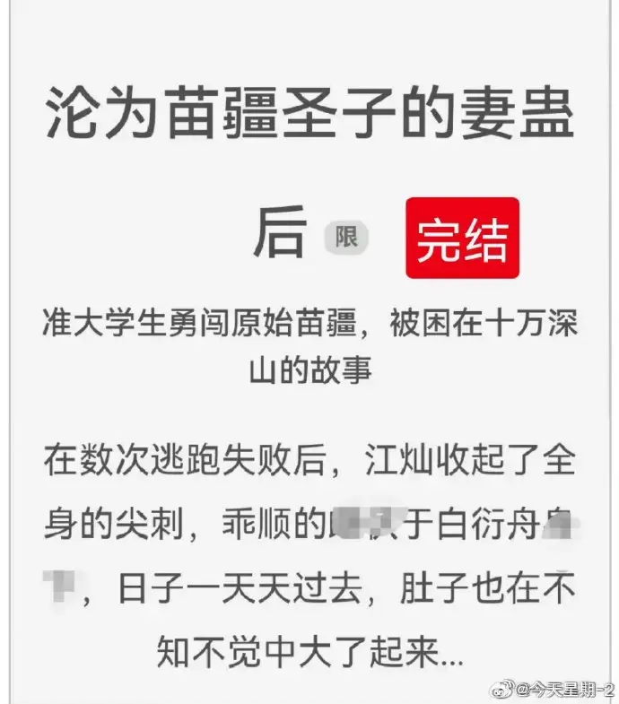 《沦为苗疆圣子的妻蛊后》狐狸雨小说全文免费阅读txt下载 - 沦为苗疆圣子的妻蛊后无删减完整版在线看 - 全集资源分享推荐收藏