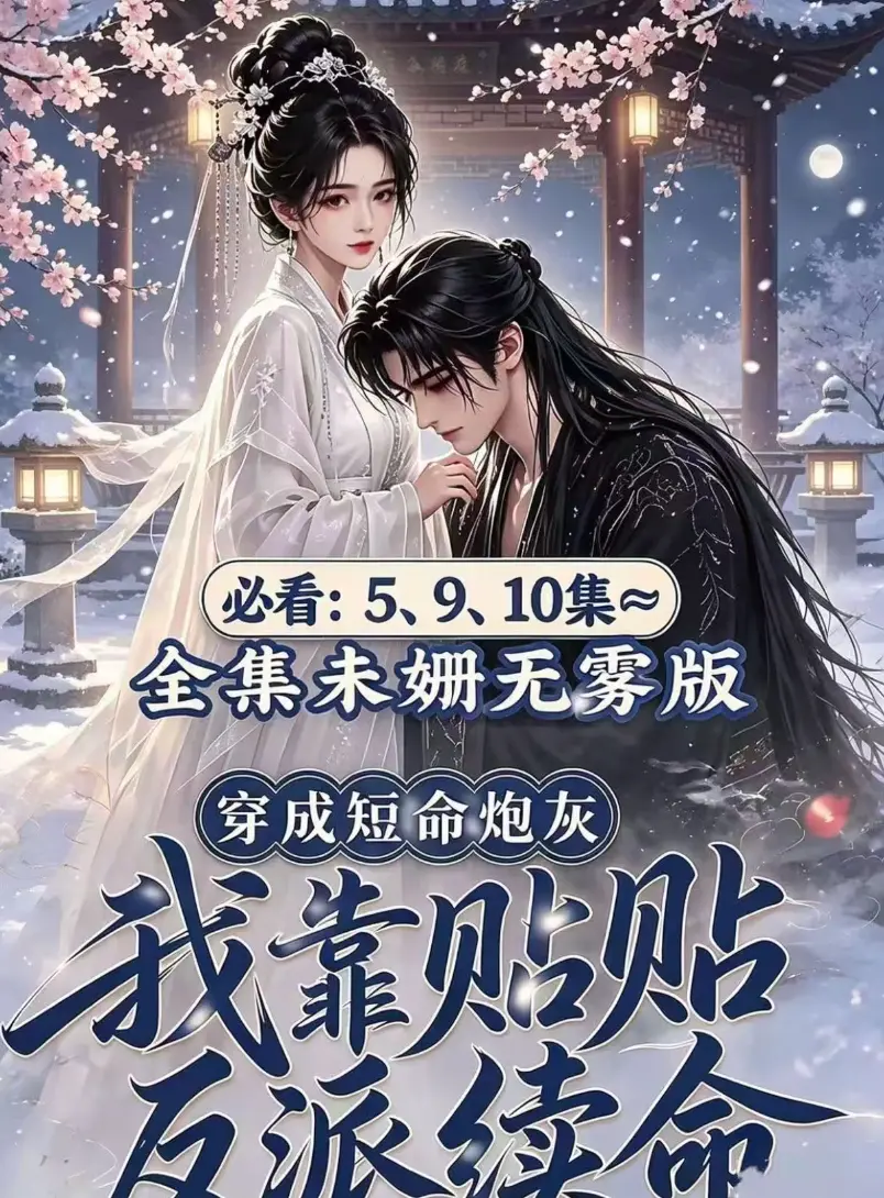 穿书炮灰靠贴贴反派续命-AI漫剧《穿成短命炮灰，我靠贴贴反派续命》未删减全集-无雾高清完整版免费在线观看